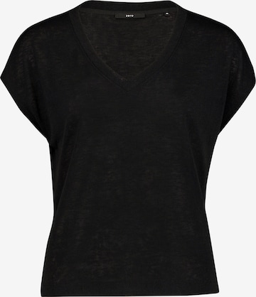 T-shirt zero en noir : devant