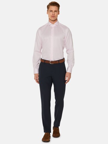 Boggi Milano Slim fit Businessskjorta i rosa