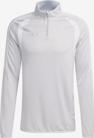ADIDAS PERFORMANCE Функционална тениска 'Tiro 26 League' в сиво: отпред