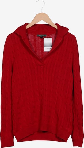 Lauren Ralph Lauren Pullover XL in Rot: Vorderseite