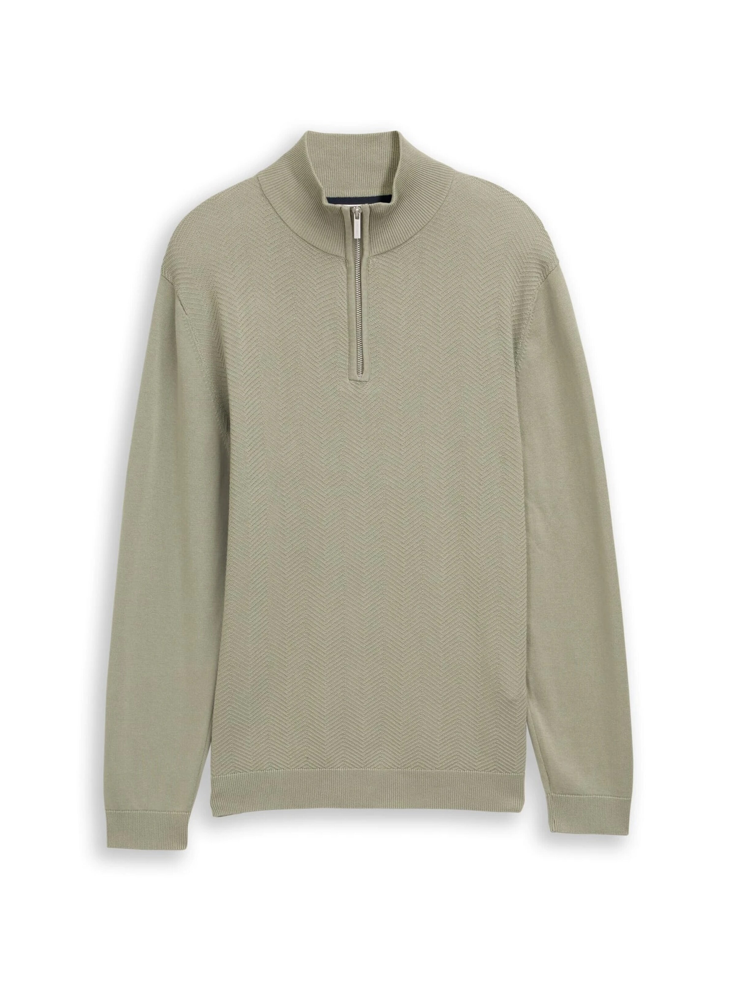 TOM TAILOR Sweater in Green: front