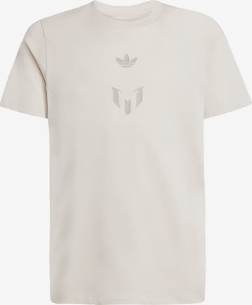 ADIDAS ORIGINALS - Camiseta 'Messi' en beige: frente