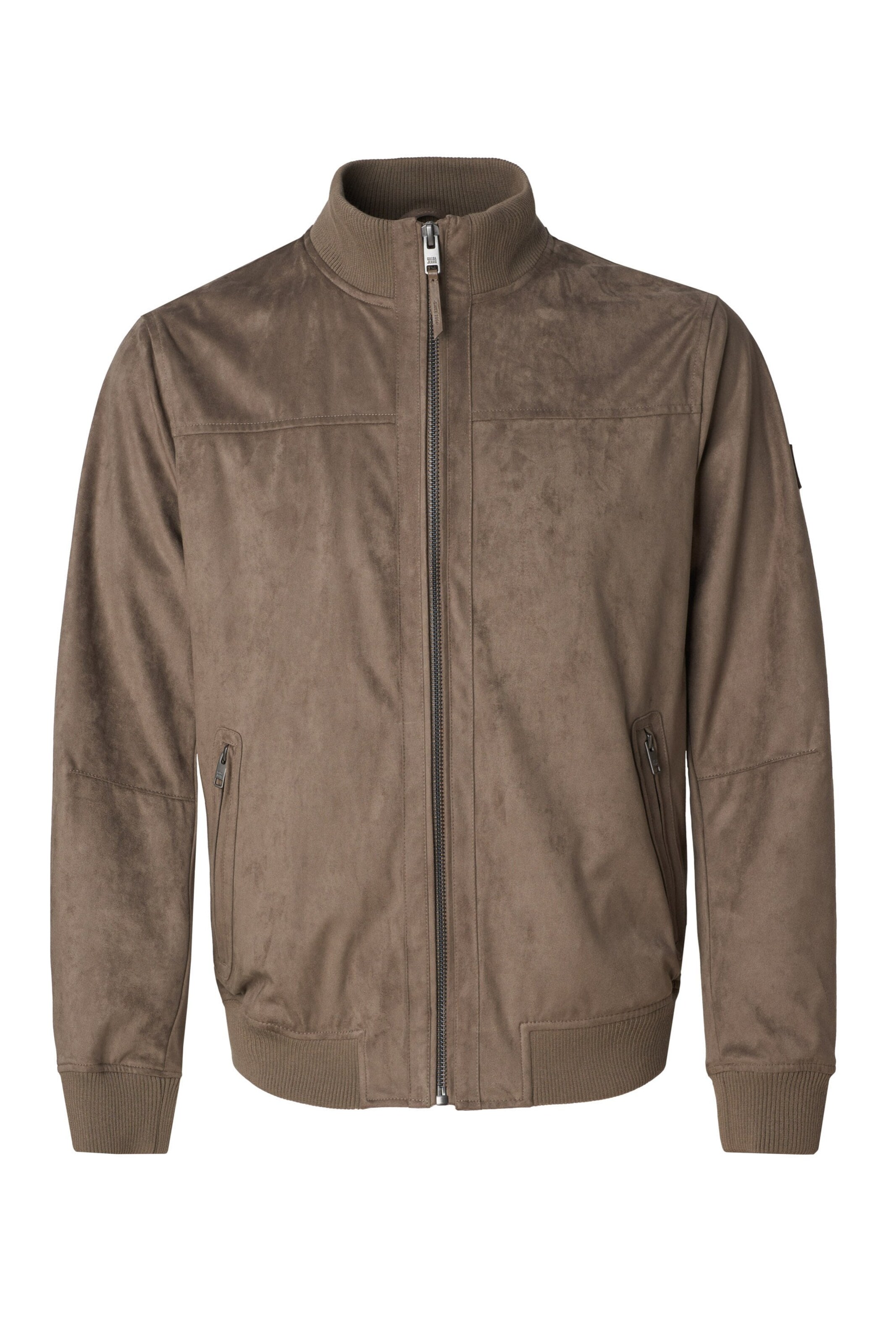 Salsa Jeans Tussenjas in Beige: voorkant