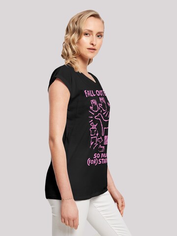 F4NT4STIC T-Shirt 'Fall Out Boy Pink Dog So Much Stardust' in Schwarz