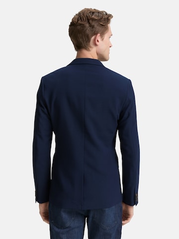 Coupe slim Veste de costume TOM TAILOR en bleu