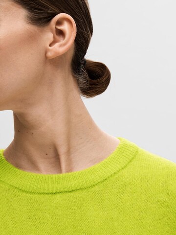 SELECTED FEMME Pulover 'MALINE-LILIANA' | zelena barva