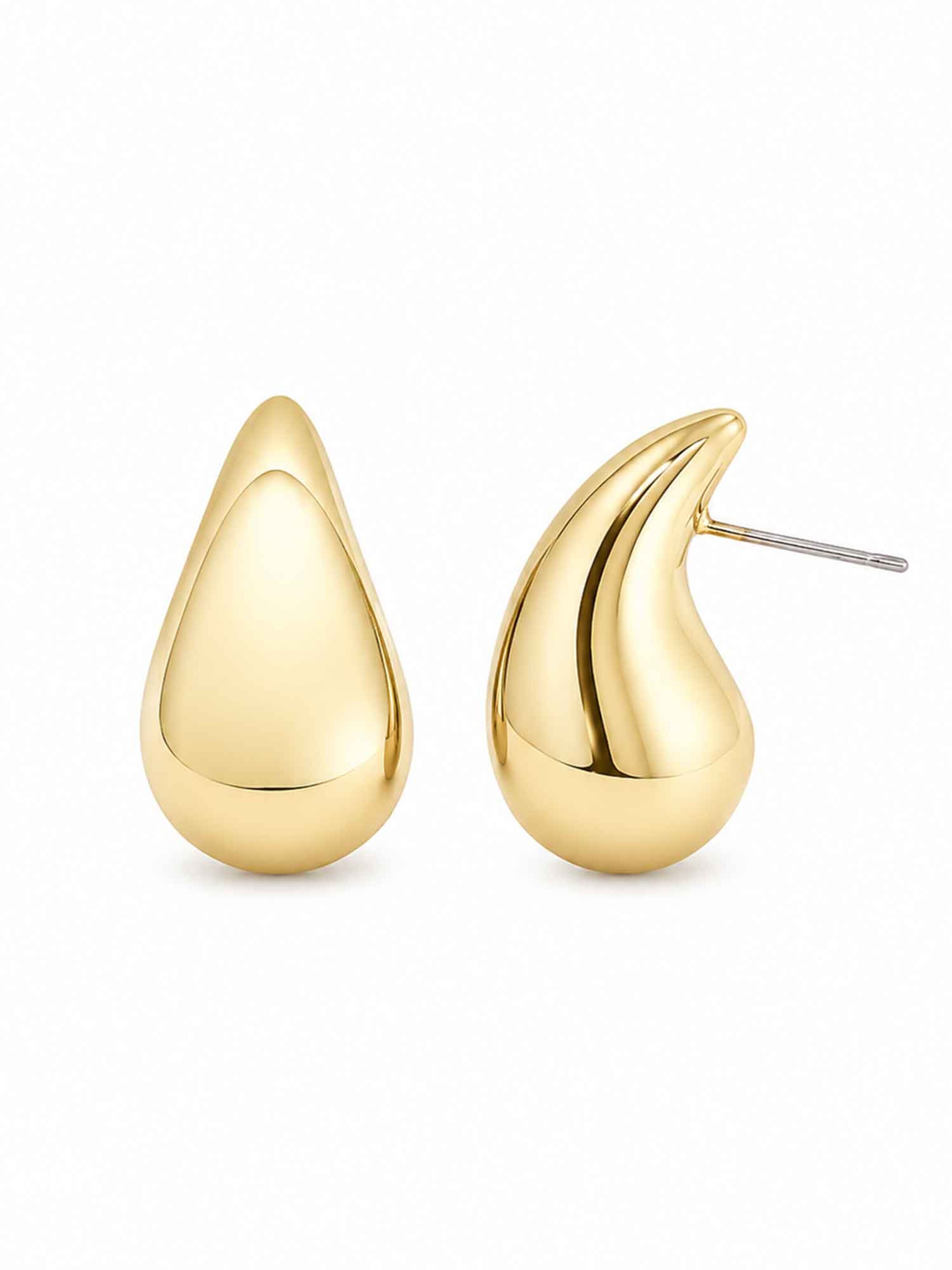 RteRme Oorbellen 'Titania Small Gold Teardrop Earrings' in One Size in de kleur Goud, Productweergave