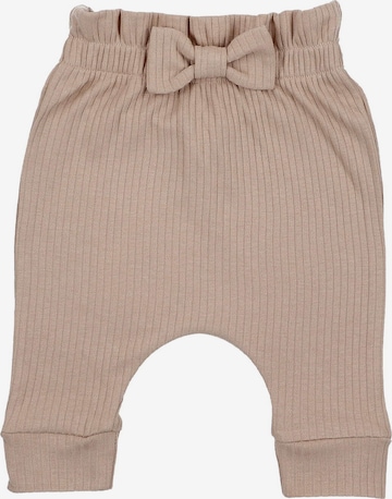 Lagarto Verde Regular Trousers in Beige: front