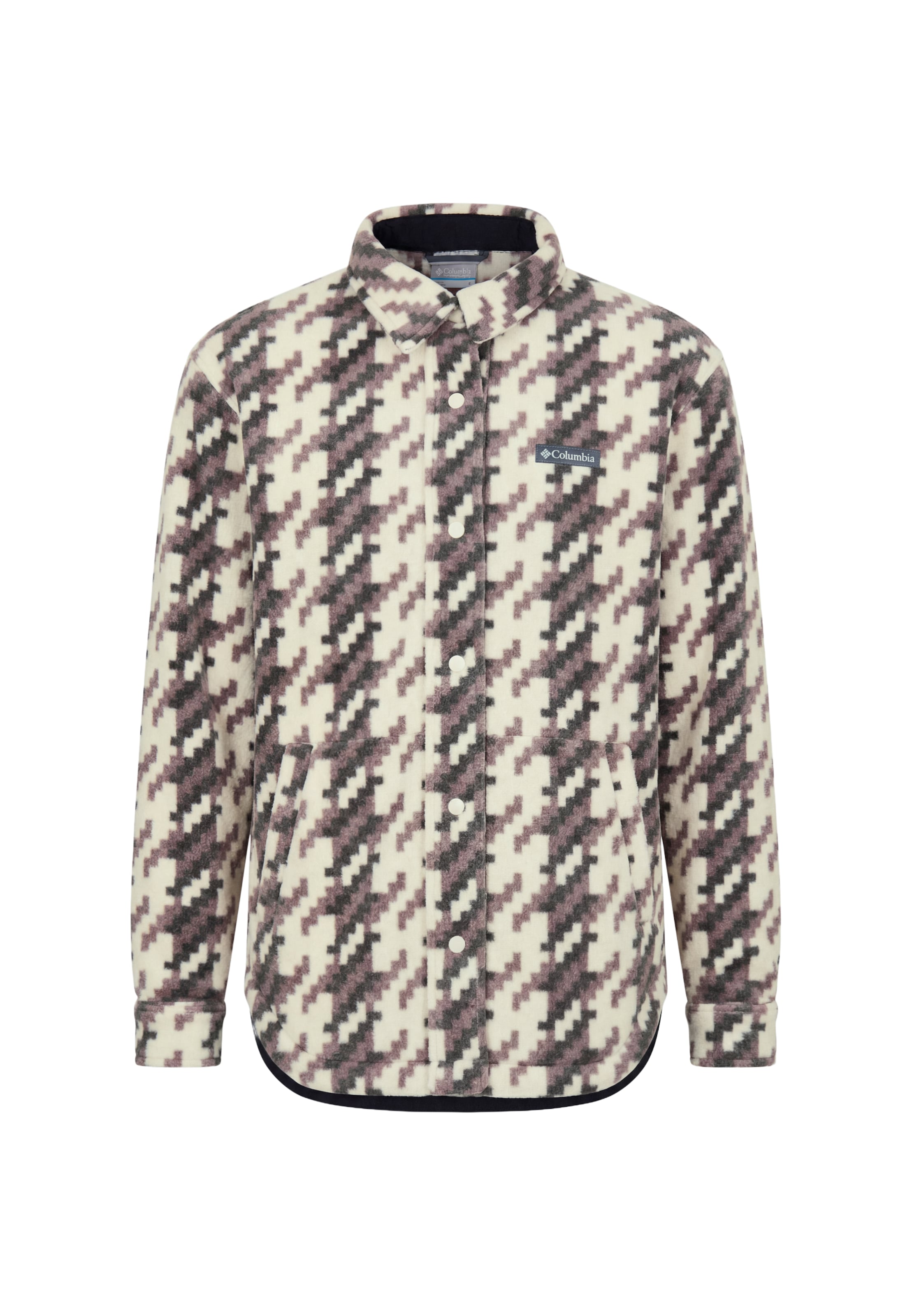 COLUMBIA Funktionsfleecejakke 'Benton Springs II' i S i choko / taupe / sort-meleret, Produktvisning