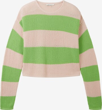 TOM TAILOR Sweater in Pink: front