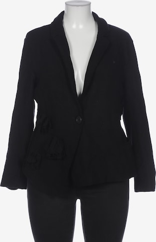 Carlo Colucci Blazer XXL in Schwarz: Vorderseite