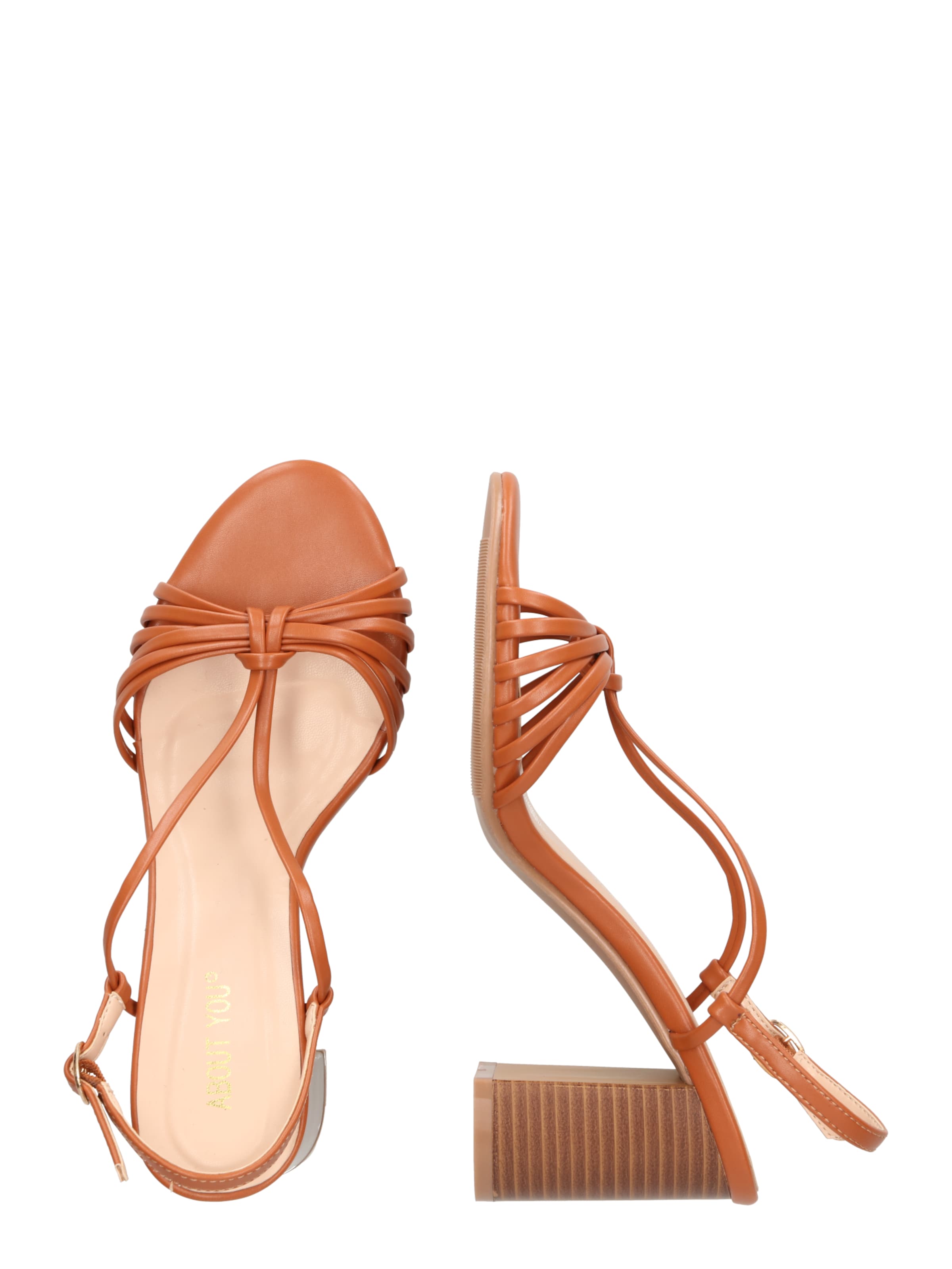 brūns ABOUT YOU Sandales 'Celina'