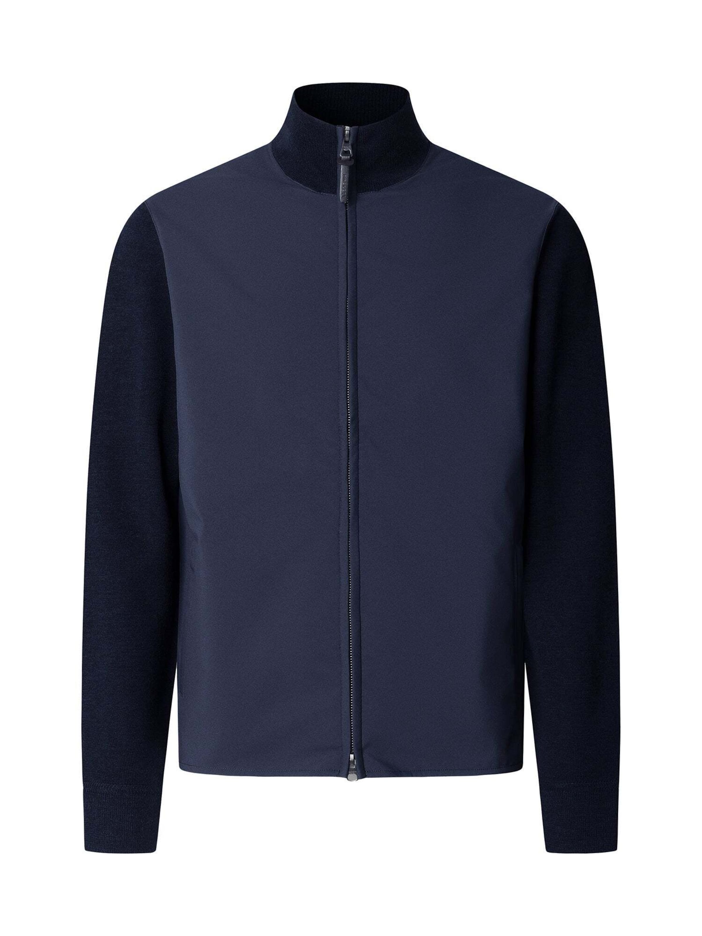 Hackett London Between-season jacket 'TRAVEL' in Blue: front