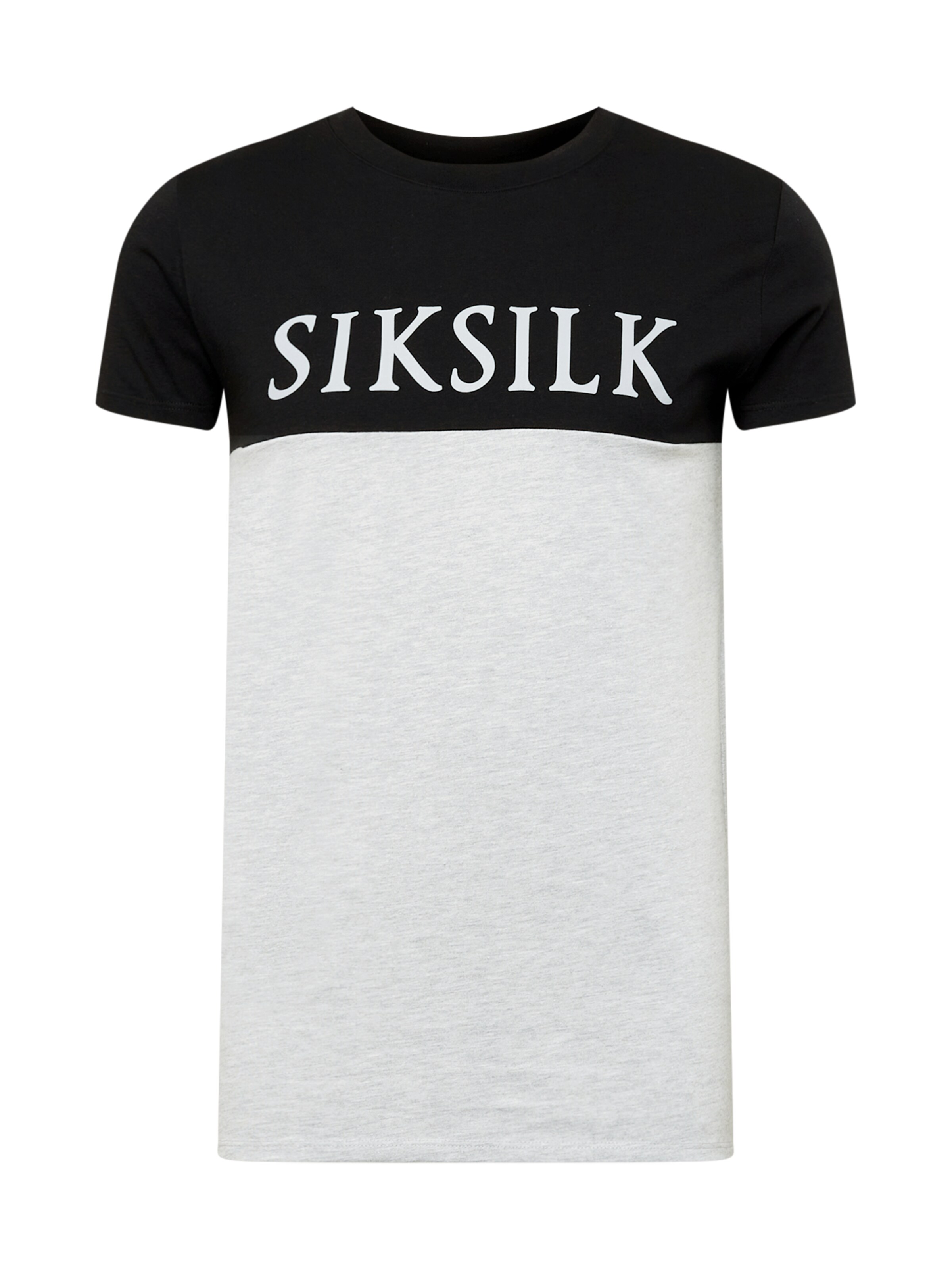 Männer Shirts SikSilk T-Shirt in Graumeliert - PT97997 Männer Shirts SikSilk T-Shirt in Graumeliert - PT97997