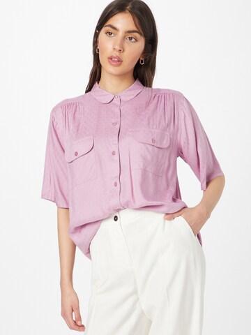 Camicia da donna 'YULIA' di FRENCH CONNECTION in lilla: frontale