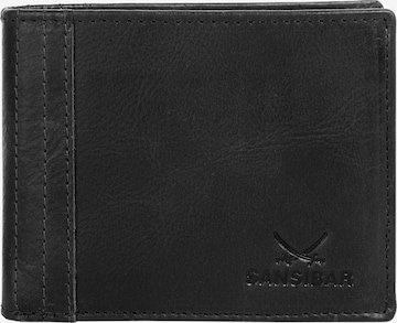 SANSIBAR Wallet in Black: front