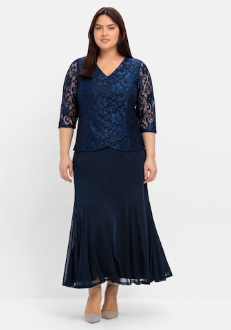 SHEEGO Evening Dress in Blue: front