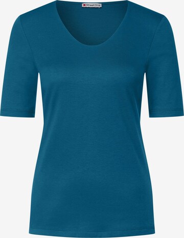 T-shirt STREET ONE en bleu : devant