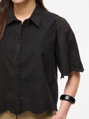 ROUGE EDIT Bluse 'ROUKAY' in Schwarz