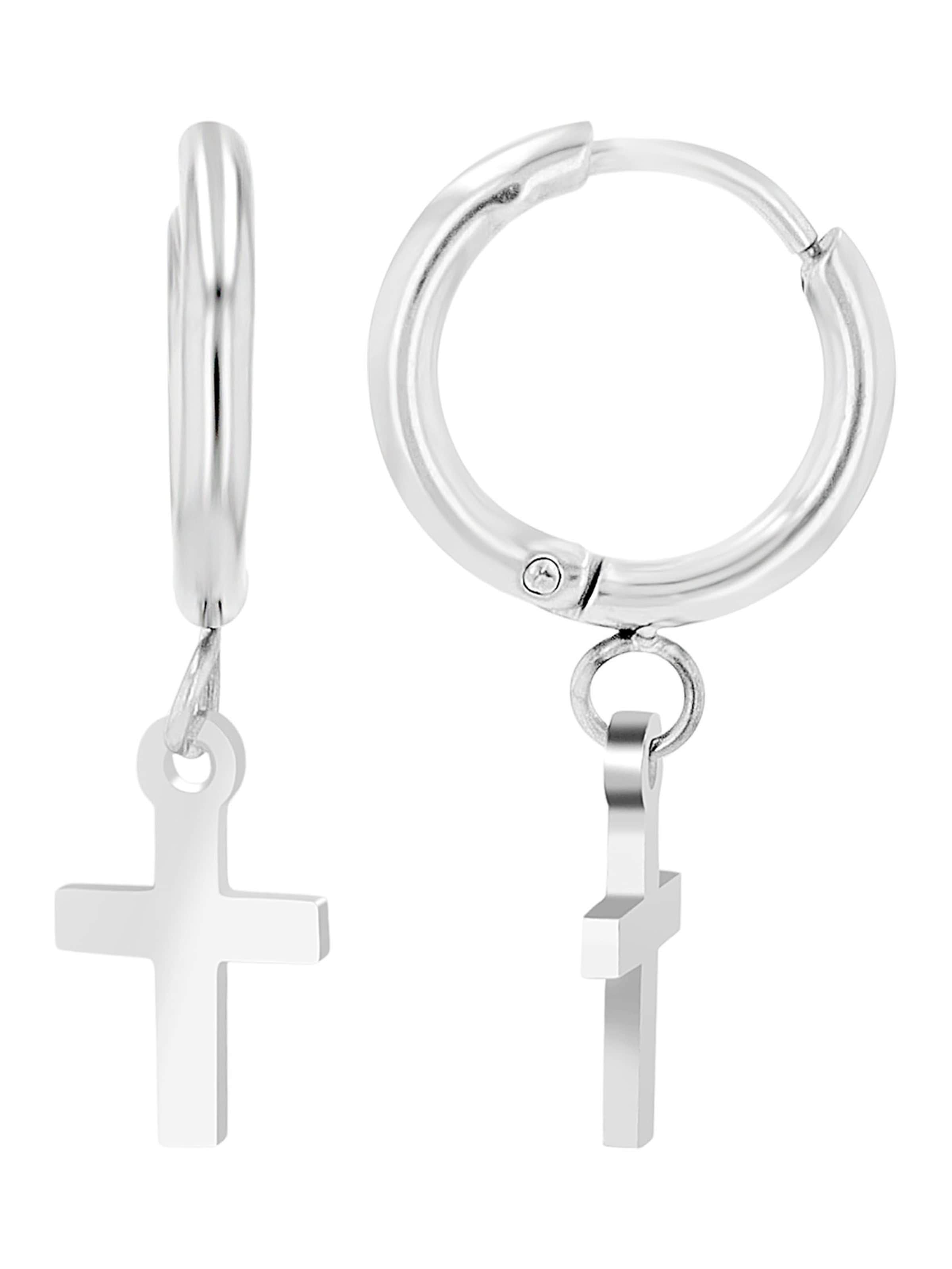 Akzent Earrings 'Duncan, langlebig' in Silver