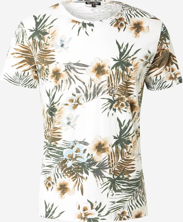 balta Key Largo Marškinėliai 'PLAYA': priekis