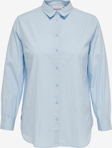 ONLY Carmakoma Blouse 'Nora' in Blauw: voorkant