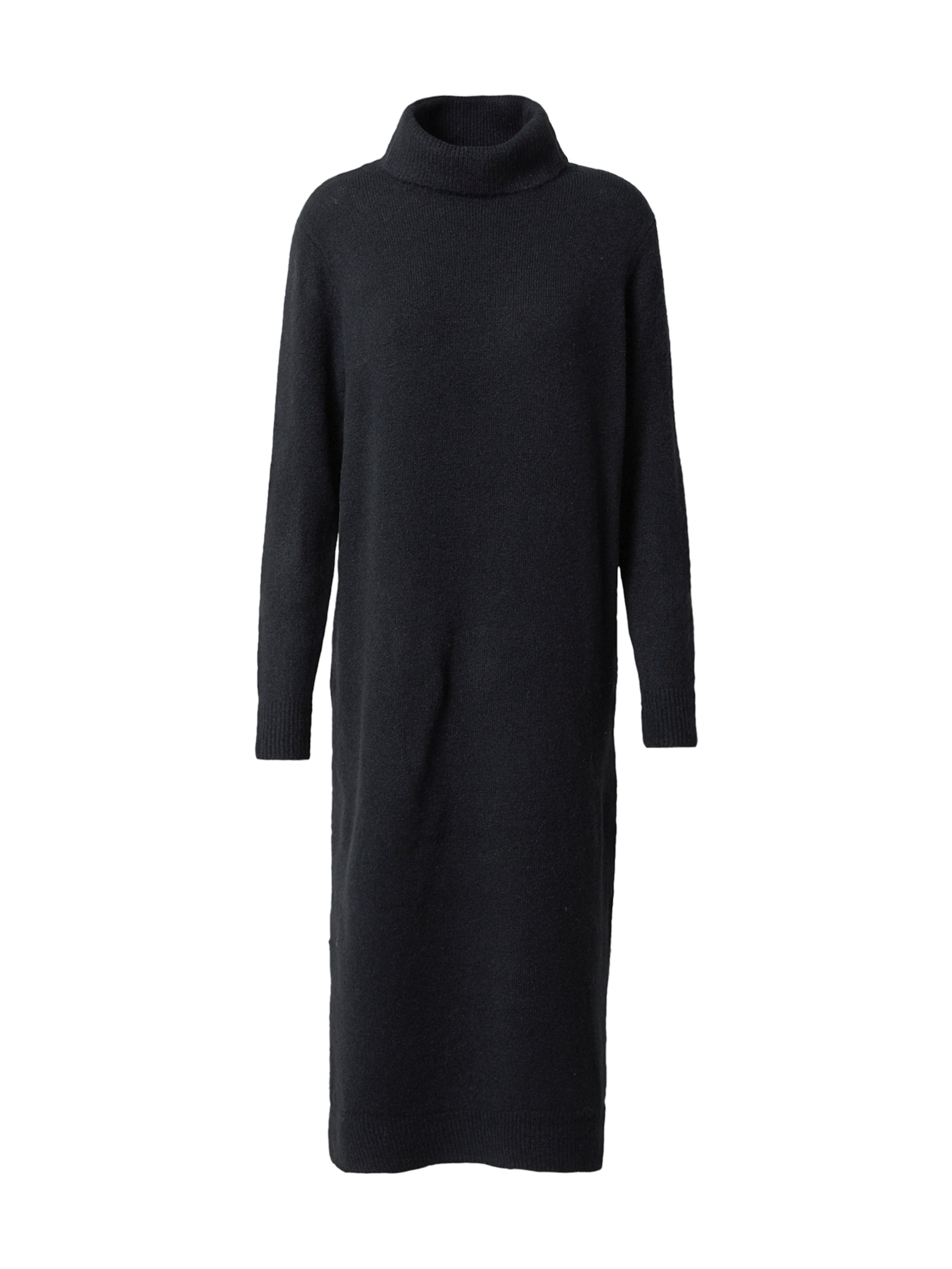 PIECES Pletené šaty 'Juliana' - Čierna: predná strana