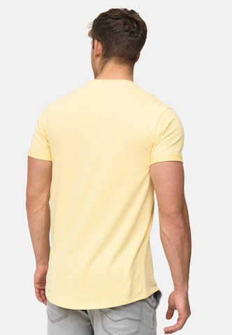 T-Shirt ' Kloge ' INDICODE JEANS en jaune