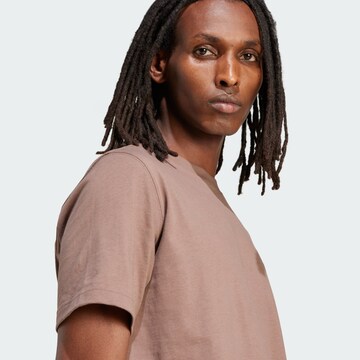 ADIDAS ORIGINALS Shirt 'Trefoil Essentials' in Brown
