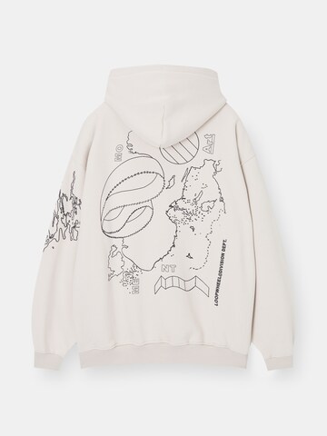 Pull&Bear Sweatshirt in Weiß