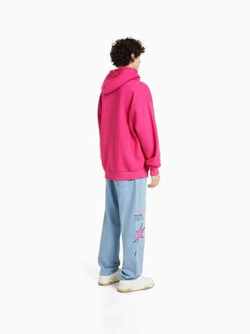 Bershka Loosefit Jeans in Blau