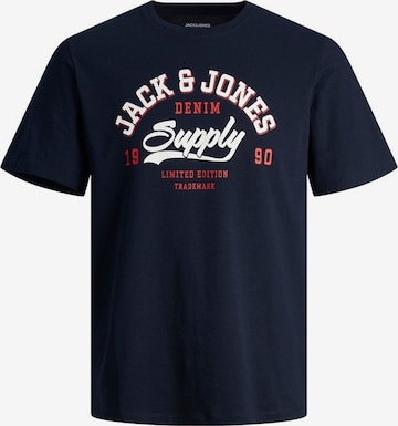 Jack & Jones Plus Shirt in Blue: front