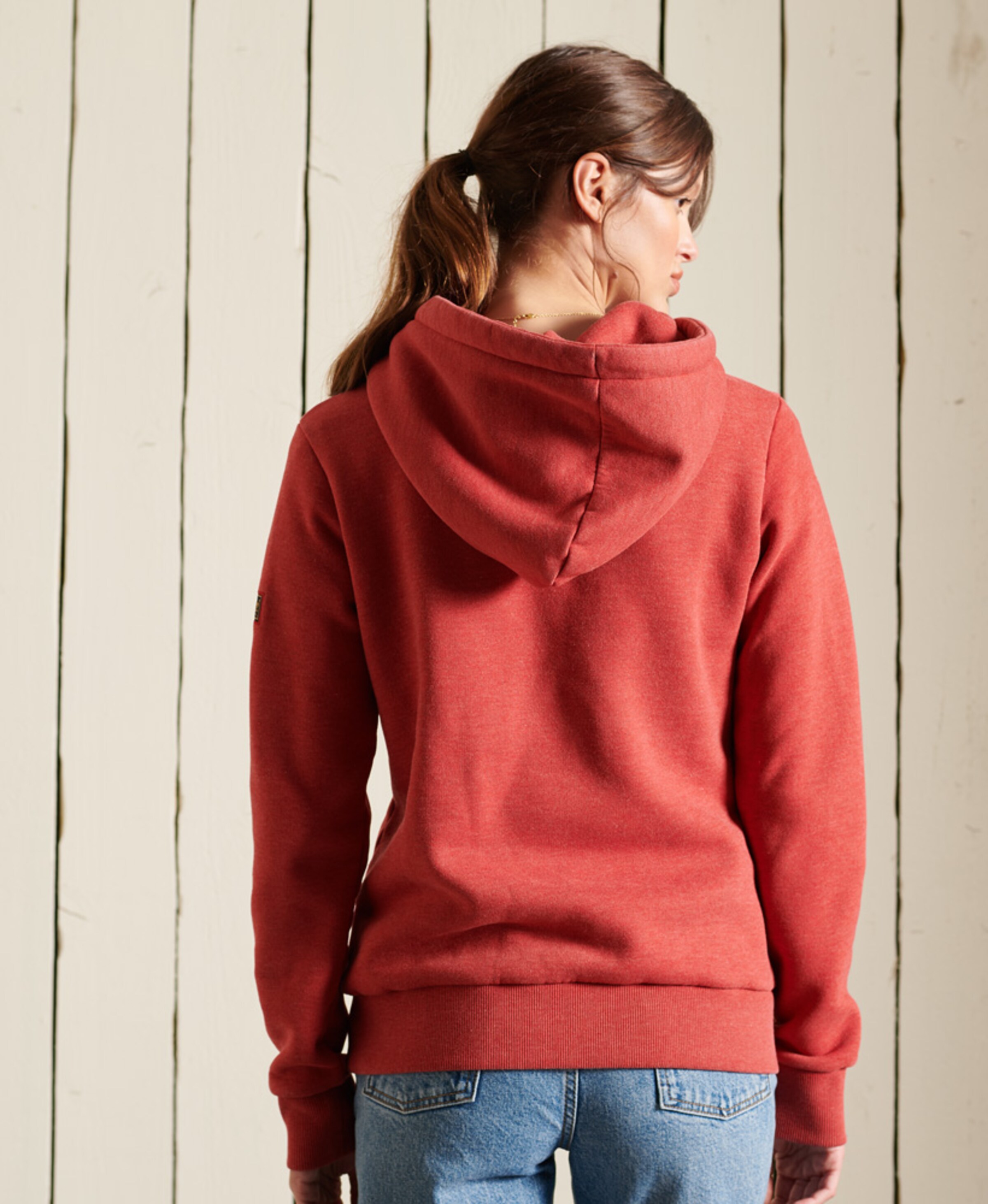 Frauen Große Größen Superdry Sweatshirt in Rot - AO08776 Frauen Große Größen Superdry Sweatshirt in Rot - AO08776