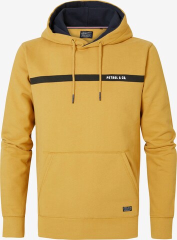 Petrol Industries Sweatshirt in Yellow: front