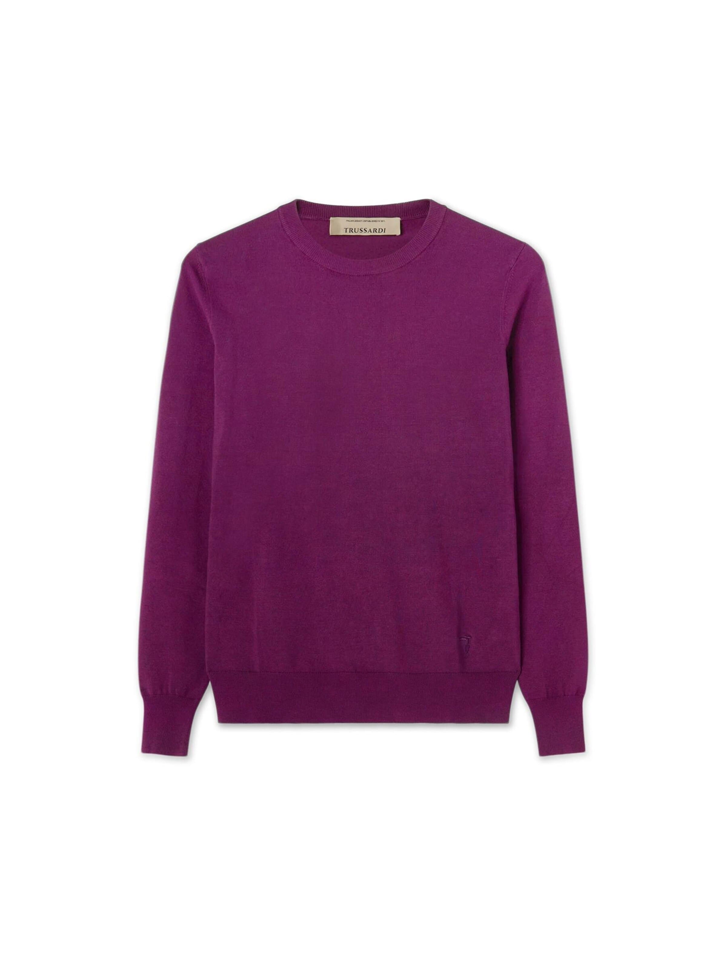Pullover di Trussardi in lilla: frontale