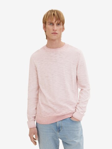 TOM TAILOR Sweater in Pink: front