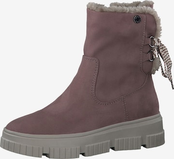 s.Oliver Ankle Boots in Pink: front