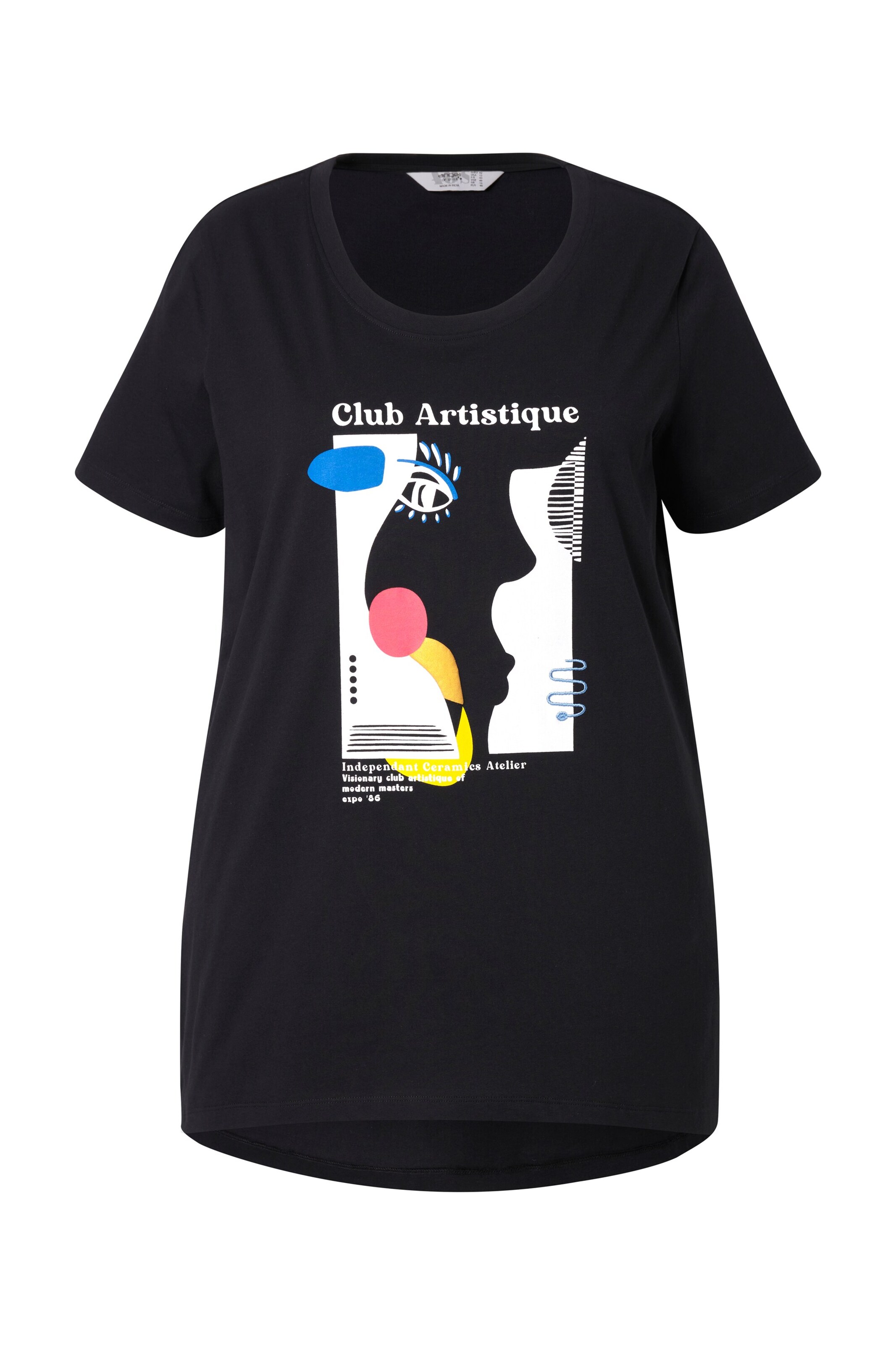 Angel of Style Oversized shirt in Black: front