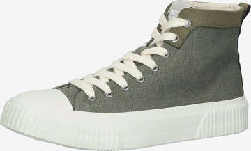 Sneaker alta di BULLBOXER in verde: frontale