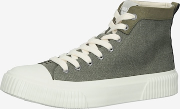 Sneaker alta di BULLBOXER in verde: frontale