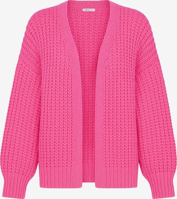 SASSYCLASSY Oversizestrickjacke in Pink: Vorderseite