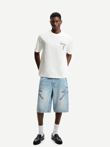 Bershka Shirt in White