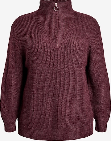 ZizziPulover 'Fllola' - crvena boja: prednji dio