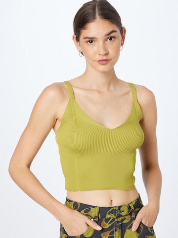 Koton Knitted Top in Green: front