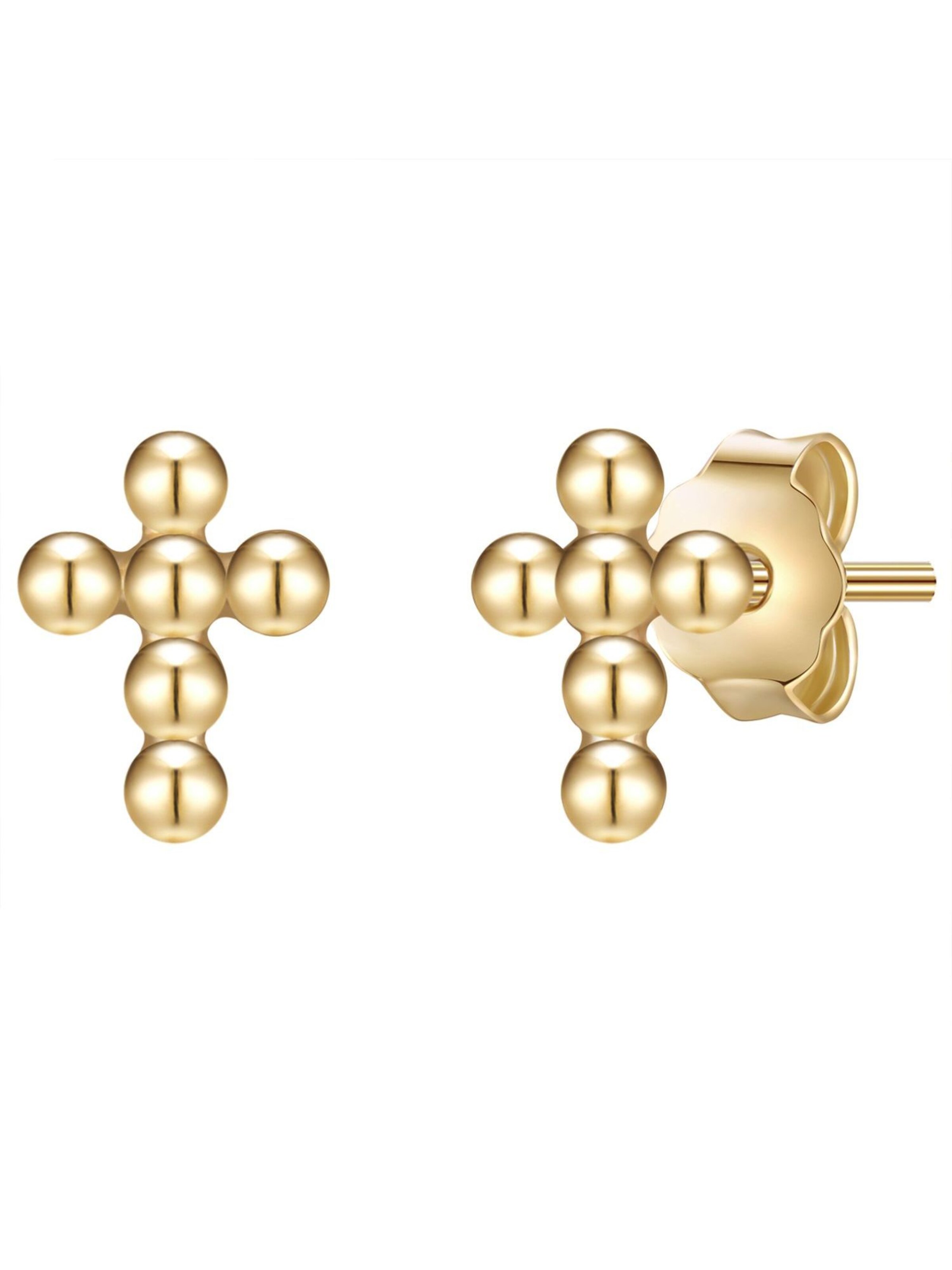 Glanzstücke München - Pendientes en oro: frente