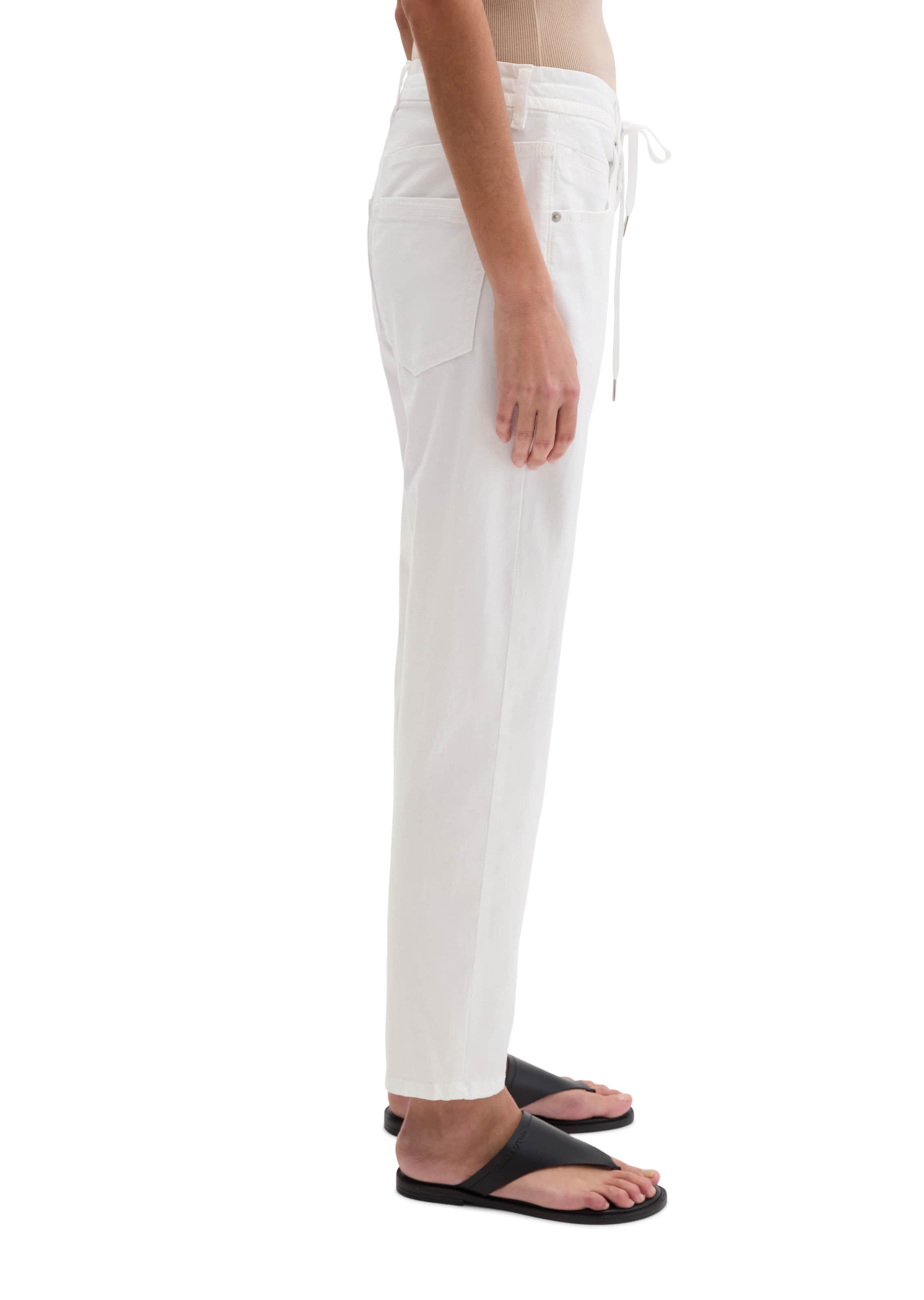 Marc O'Polo Loosefit Hose in Weiß