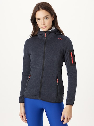 CMP Athletic Fleece Jacket in Grey: front