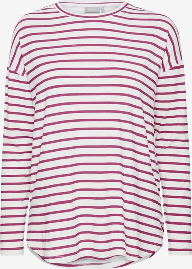 Fransa Shirt 'Fremfloral' in magenta / weiß, Produktansicht