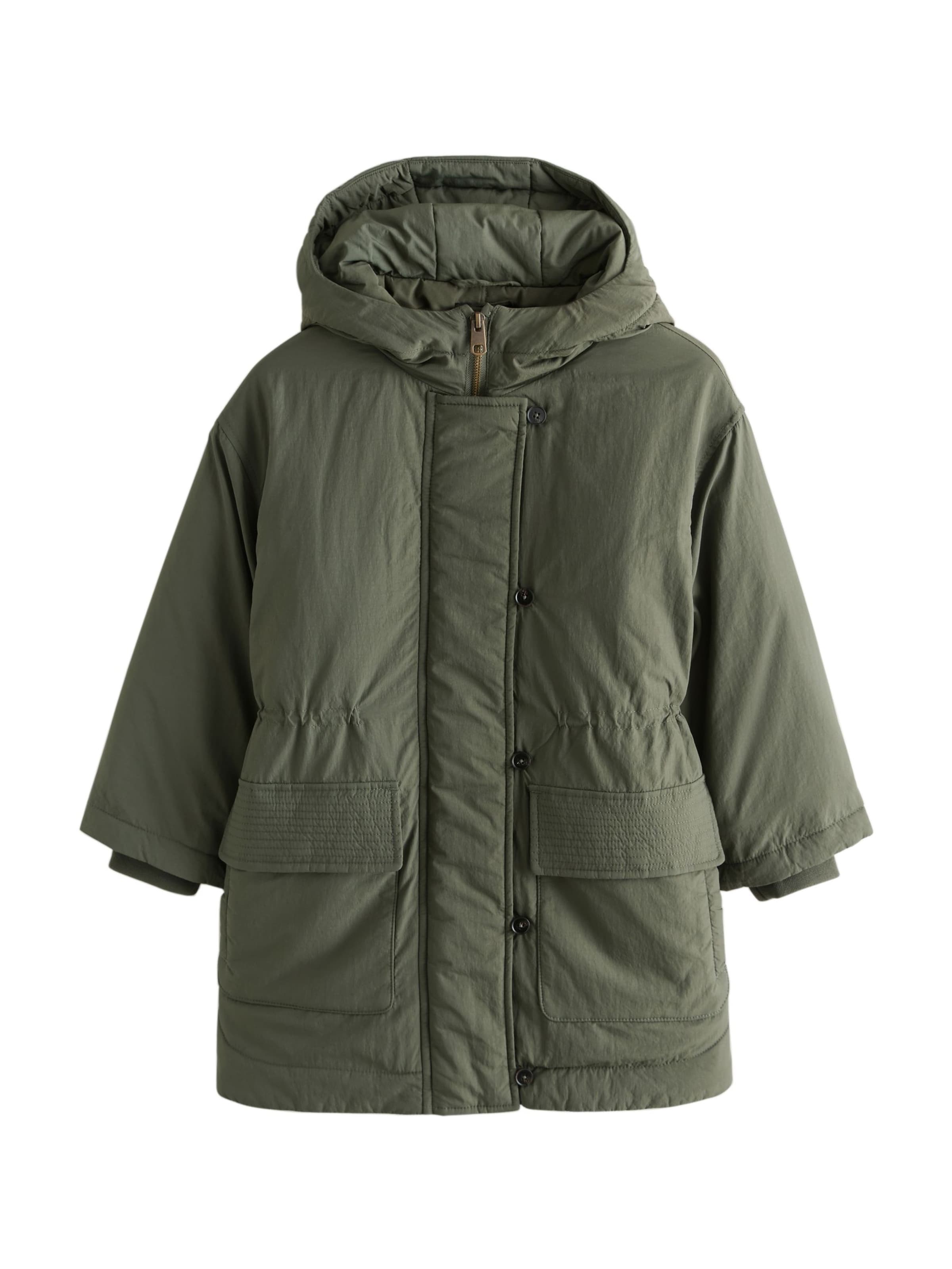 Next Talvitakki värissä vihreä: etupuoli