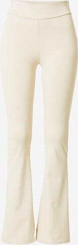 Urban Classics Flared Leggings in Beige: voorkant